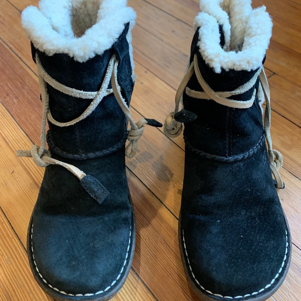 Ugg shearling lined booties